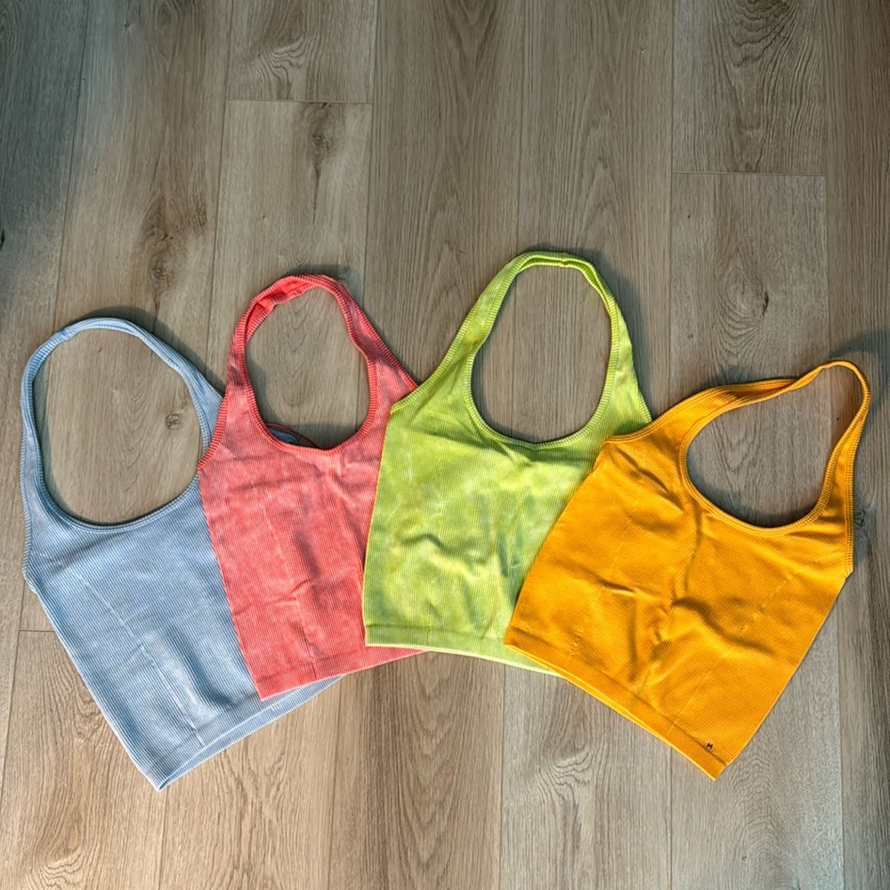Aerie Halter Top Cropped // Ribbed Tanks